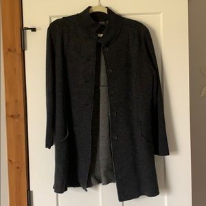 Eileen Fisher Wool Sweater Coat